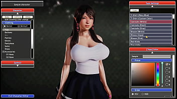 Preview 2 of Sleeping Mom Fuck By Son Forcely - Honey Select character creation but with a more fitting song