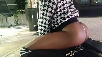 Preview 4 of Dad Rep His Daughter - Wiggle that black cock in body floss