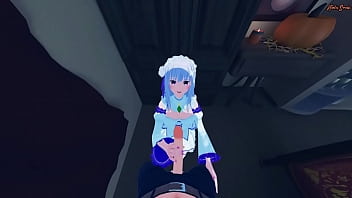 Preview 1 of Homemade Kinky Teens - POV fucking Emilia on a table with her legs spread wide open - Re:Zero Hentai.