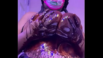 Preview 4 of Sunny Leone Fuck Other Guy - Chocolate covered Tits