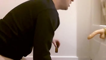 Preview 1 of Rare Video Futanari Milk - Early throat training for slut