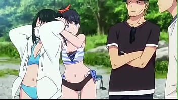 Preview 1 of Stepmother And Stepgirl - Beach Hentai