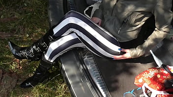 Preview 3 of Solomon Island Sex Video - leggings