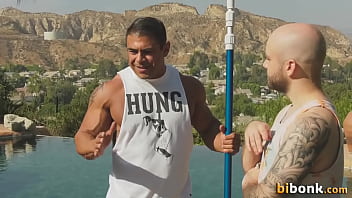 Preview 1 of Zatin Solo - Buff bi dudes cumming after fucking