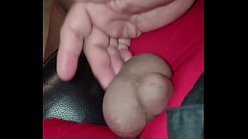 Preview 3 of Japanese And Sons Friend - Playing with my little dick in slow motion