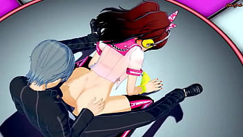 Preview 2 of Nikki Benz Xnxxx Gang Bang - Cute idol Rise Kujikawa gets fucked doggystyle in front of a live crowd. Persona 4 Hentai.
