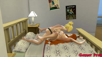 Preview 3 of Dannys Sparm - Naruto Cap3 La Mizukage les gusta las mujeres y quiere probar con temari el sexo oral echo por otra mujer