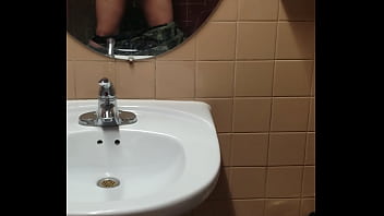 Preview 1 of Thai Amatur Sex - Circle K Washroom Masturbation