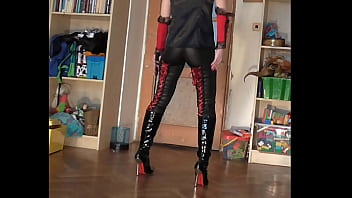 Preview 3 of Cinese Fack Pusi Black - leggings