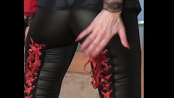 Preview 4 of Cinese Fack Pusi Black - leggings