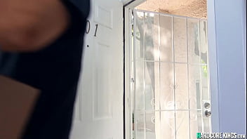 Preview 1 of Korean Jiyeon - Delivery man fucks POV hot ass babe
