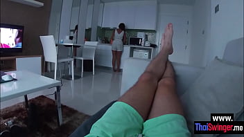 Preview 1 of Seel Puke Giles - Perverted Asian girlfriend massage and sucking dirty boyfriends big dick