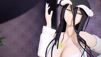Preview 2 of Smely Sdae Xxx Video - MMD Overlord Albedo