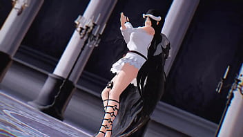 Preview 4 of Smely Sdae Xxx Video - MMD Overlord Albedo