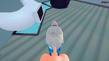 Preview 2 of Xzxec - Samus gets a POV facial before getting a missionary creampie - Metroid Hentai.