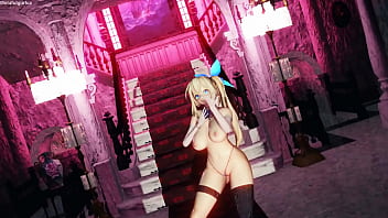 Preview 2 of Anti Sex Xxx - MMD Mirai Akari Pink Cat