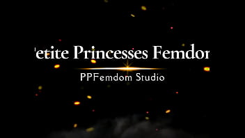 Preview 1 of Strap On Lesnians - Swallowing Spit Humiliation and Throat-Sitting With Mistress Kira In Leather Shorts and Her Real Slave