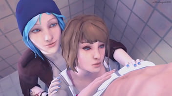 Preview 1 of Xxx Sax V We D - Life Is Strange Bathroom Throatfuck