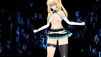 Preview 1 of Hotkinyjo Fisting - [MMD R18] Sexy Bikini Dance - M irai Akari