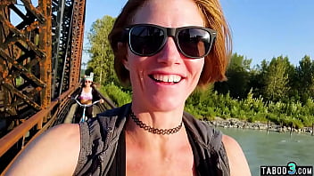 Preview 1 of Alyssa Pusy - Lesbian redhead MILF stepmother tasting her teen stepdaughter Lana Mars