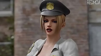 Preview 2 of Unblock Xnxx Hd World War Sex - female cop want my cock 3d animation