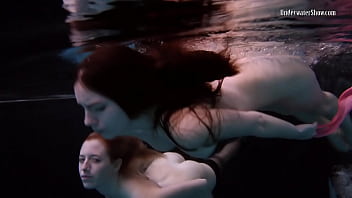 Preview 3 of Teneflix Xxx Com - Andrejka and Aneta swim naked in the swimming pool