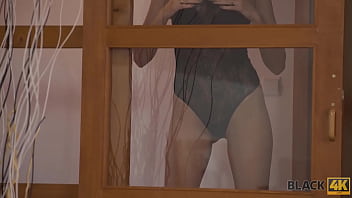 Preview 1 of Riley Mason Teen Neighbor - BLACK4K. Black lovelace shoved cock in lovely girls cunt in the hotel room