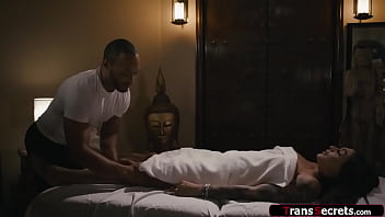 Preview 2 of Fuck Me - Busty shemale Eva Maxim anal by masseur