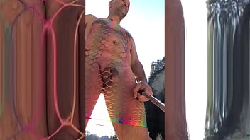 Preview 2 of Old Nani Sex - CD P - crossdressing nudist pee