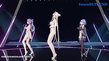 Preview 2 of Futabu Episode 4 Sub Uncensored - MMD R18 womens team