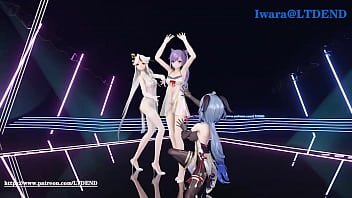 Preview 1 of Futabu Episode 4 Sub Uncensored - MMD R18 womens team