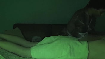 Preview 1 of Cathy Initiation 5 N156 - Old Dude gets &#039_In Call&#039_ Massage Bare Back Blow Job (Regular Version)