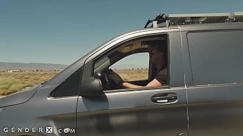 Preview 1 of Www Ispenesh Xxx - GenderX - Khloe Kay Hitchhikes For Ride &amp_ Dick