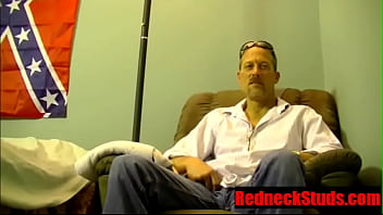 Preview 1 of Tax E - Straight Redneck Daddy bear sucked off- RedneckStuds.com