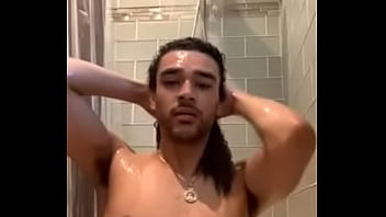 Preview 1 of Tranny On Lens - Derek Cline in the Shower