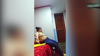 Preview 2 of Nessa Devil Momson - Caliente POV: Cogida con co&ntilde_o peludo: chaparra cachonda recibe verga despu&eacute_s de salir de clases.