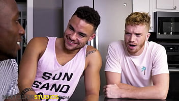 Preview 1 of Mega Squirt At Camping Site - 2 Ebony Hotties Beaux Banks and Miller Axton Have A Game Night! - NextDoorStudios