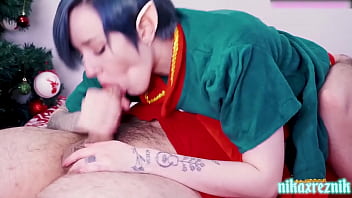 Preview 4 of Whipping Matures - Naughty Elf Blowjob and 69