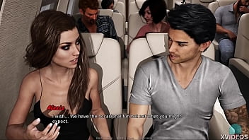 Preview 3 of Girl Shows Webcam - INTERTWINED #01 &bull_ Blowjob on a plane