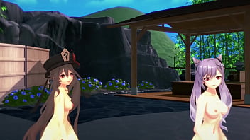 Preview 2 of Xxxc Hariyani - MMD R18 G e n s hin impact Keqing Hutao Ganyu Sexy Dance