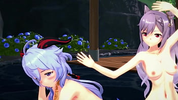 Preview 1 of Xxxc Hariyani - MMD R18 G e n s hin impact Keqing Hutao Ganyu Sexy Dance