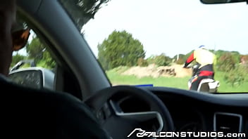 Preview 1 of Hindi Poet - FalconStudios - Muscular Parole Officer Barebacks Motocross Rider