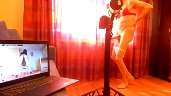 Preview 4 of Sexy Porn Germans Play On Bed - Flash Tashi gamer