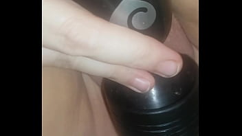 Preview 4 of Sister Blows Brother Mom Watch - A little magic wand and dildo play
