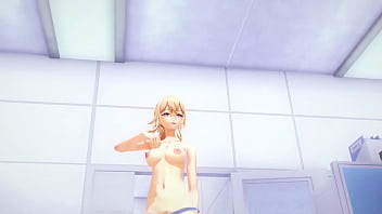 Preview 3 of Sunny Nudysex - MMD R18 Genshin impact Jean Sexy Dance new thang