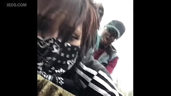Preview 3 of Deutch Amateur - Masked fuck toy gets fucked in public during quarantine