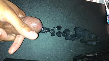 Preview 4 of Chuky Dream - Young BBC blows a fat load in slo mo with sound