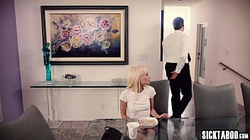 Preview 1 of Arana Mare - Busty blonde stepmom Jessa Rhodes fucks her petite teen with nice small tits Piper Perri