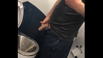 Preview 2 of Hot Girl Asian - long piss in toilet from train in uk.