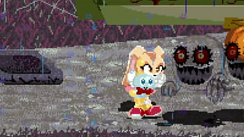 Preview 2 of Creampie Neighbor Wife - This Sonic Game is Cursed! (Project X Love Potion Disaster)